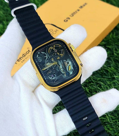 G9 Ultra pro smart watch Golden Addition Bluetooth calling