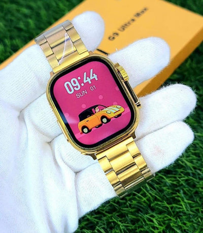 G9 Ultra pro smart watch Golden Addition Bluetooth calling