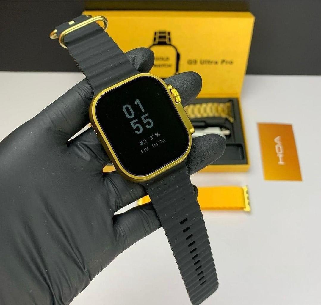 G9 Ultra pro smart watch Golden Addition Bluetooth calling
