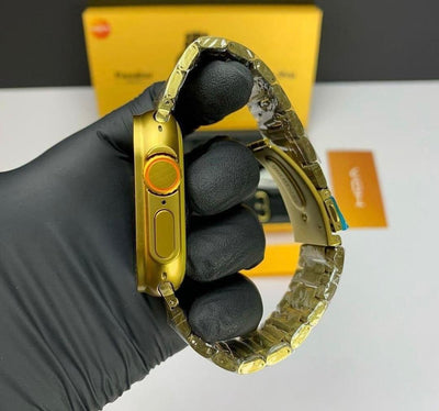 G9 Ultra pro smart watch Golden Addition Bluetooth calling