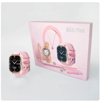Best A58 Plus Smart Watch With Free Jwelery