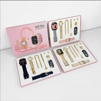 Best A58 Plus Smart Watch With Free Jwelery